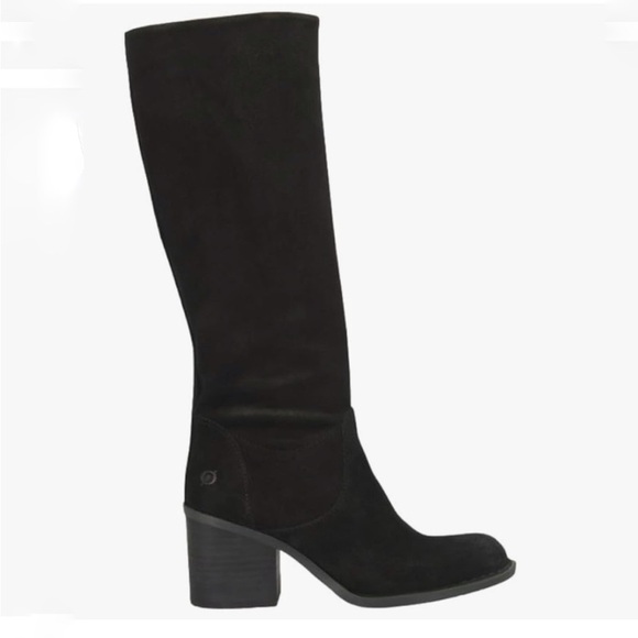 NWT Born Black black suede Thea Knee Boots - Picture 4 of 7